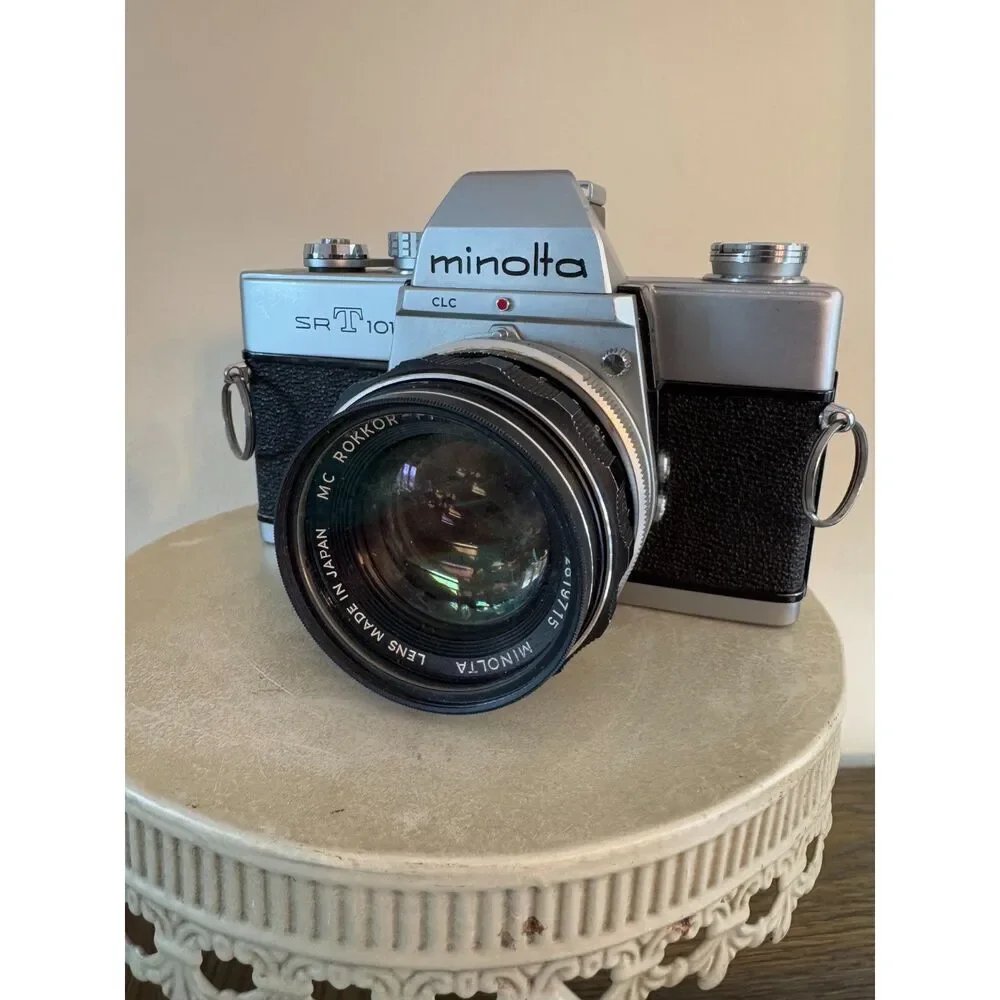 Vintage Minolta SrT 101 with Rokkor PF x 55 mm F1.7 lense great condition - Picture 2 of 7